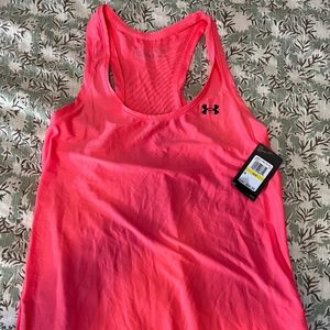 Women’s Pink Under Armour Heatgear Tank M NWT